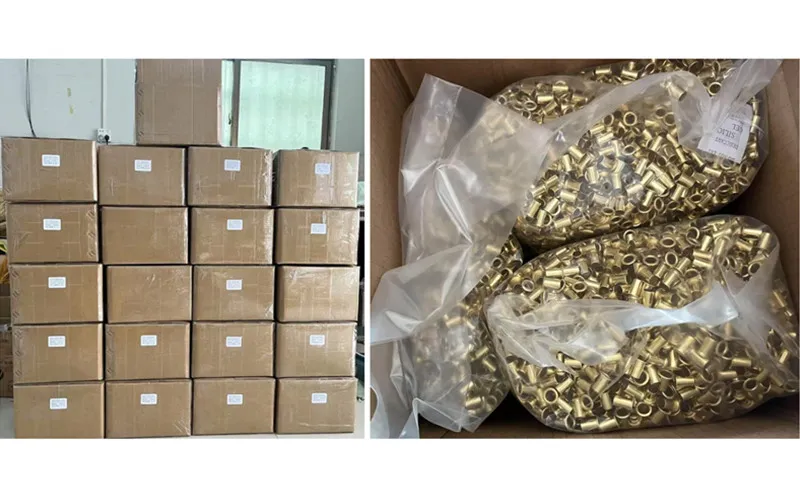Gli occhielli in ottone sono in canada