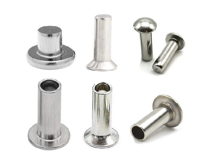 Materiale diverso di rivetti