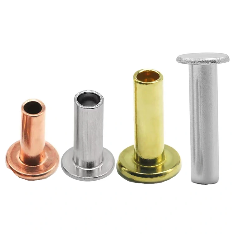 Rivetti semicavi a testa piatta