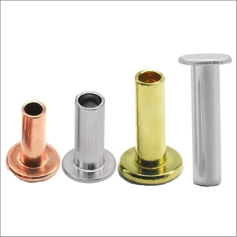 Steel flat head rivets