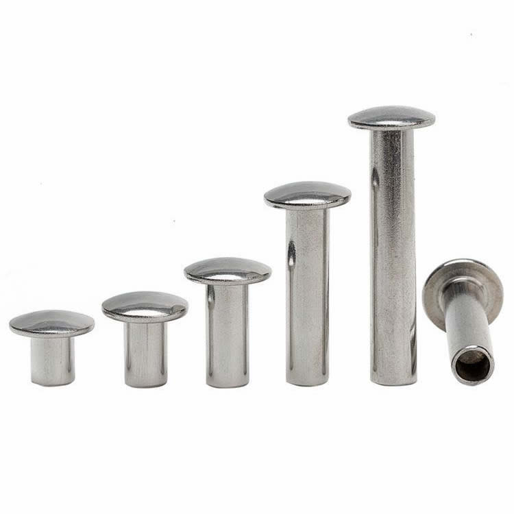 Rivetti semi tubolari in ferro