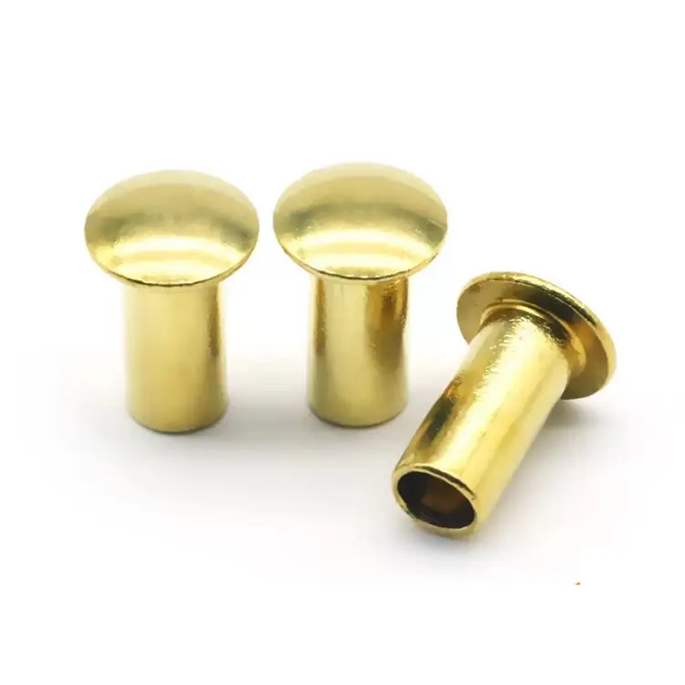 Rivet semi tubolare della testa di funghi