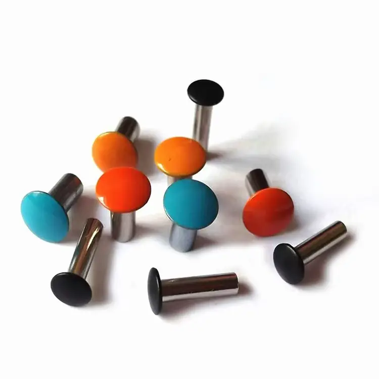 Rivetti colorati dipinti