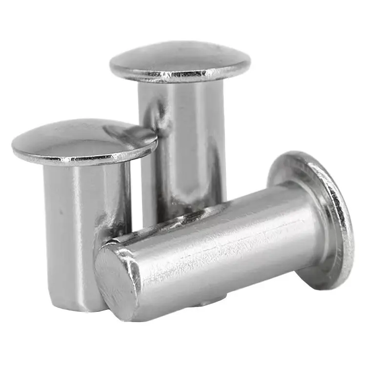Rivetti solidi con testa rotonda